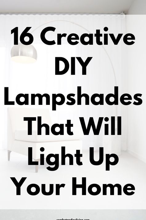 16 Creative DIY Lampshades That Will Will Light Up Any Room Colorful Lamps Diy, Diy Lamp Makeover Ideas, Diy Large Lamp Shade, How To Cover A Lampshade With Wallpaper, Unique Lamp Shades Diy Lampshade, Lampshades Diy, Handmade Lampshades Diy, Diy Lampshades Ideas How To Make, Diy Lamp Shade Ideas