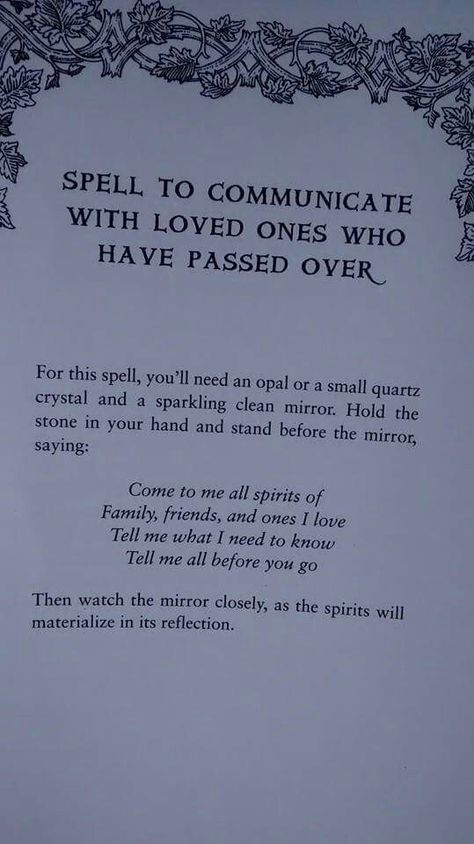 Spell to commune with the dead Witchcraft Spells For Beginners, Hoodoo Spells, Spells For Beginners, Wiccan Magic, Magic Spell Book, Wiccan Witch, Eclectic Witch, Magick Spells, Wiccan Spell Book