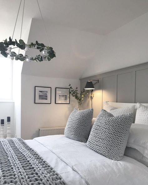 Grey Homes, Spare Bedroom Decor, Stylish Master Bedrooms, Grown Up Bedroom, Bedroom Workspace, Restful Bedrooms, Loft Bedroom, Clean Sheets, Keeping It Real