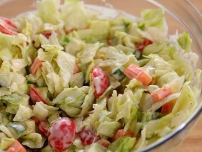 Buttermilk Dressing Recipe, Ree Drummond Recipes, Buttermilk Dressing, Chopped Salad Recipes, Ree Drummond, Chopped Salad, Tomato Salad, Salad Bar, Dressing Recipe