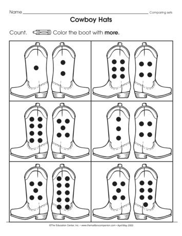 Cowboy Hats, Lesson Plans - The Mailbox Texas Kindergarten Activities, Wild Wild West Preschool Crafts, Cowboy Math Activities Preschool, Cowboys Preschool Activities, Wild West Math Activities Preschool, Rodeo Lesson Plans Preschool, Texas Theme Preschool Activities, Wild West Theme Preschool Activities, Rodeo Preschool Activities