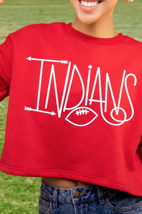 Indians Football SVG, Indian SVG, Indian Football SVG, indians shirt image, indian football tshirt design, cut file, hand-lettered, png dxf Indian Football, Raiders Shirt, Football Mom Svg, Sports Ideas, School Shirt Designs, Cricut Air, Etsy Ideas, Football Svg, Game Day Shirts