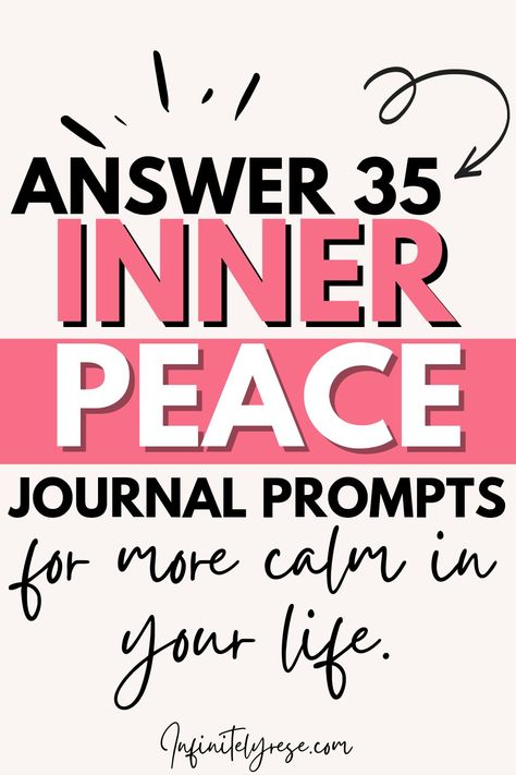 Journal Prompts For Peace, Inner Peace Journal Prompts, How To Journal For Therapy, Morning Journal Prompts, Mindfulness Journal Prompts, Mom Journal, Morning Journal, Happiness Journal, Daily Journal Prompts