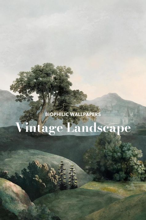 Biophilic design wallpapers that support your well-being Removable Wallpaper Mural, Belartestudio Wall Mural, Scenic Wall Murals, Botanical Mural Wallpaper, Wall Mural Landscape, Natural Mural Painting, Dining Room With Mural Wallpaper, Mountain Mural Wallpaper, Nature Wallpaper Bathroom