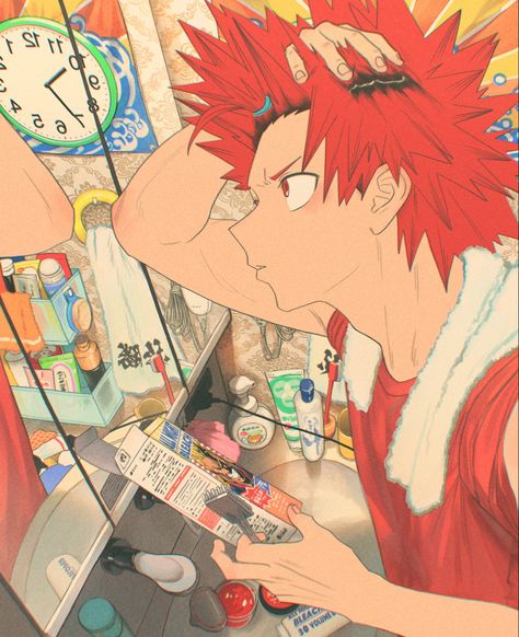 Kirishima Shark, Kirishima My Hero Academia, Kirishima Eijirou, Boku No Hero Academia Funny, 판타지 아트, Hero Academia Characters, Fanarts Anime, My Hero Academia Manga, Izuku Midoriya