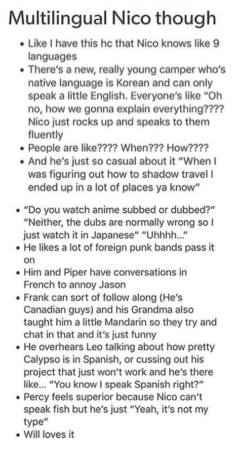 Percy Jackson Head Canon Solangelo, Solangelo Headcanons Cute School, Percy And Nico, Solangelo Memes Funny, Trials Of Apollo Funny Memes, Percy Jackson Comics, Rick Riordan Memes Funny, Pjo Memes Hilarious, Rick Riordan Series