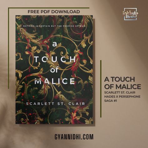 The quick download link for A Touch of Malice (Hades x Persephone Saga #2)  PDF is available at the end of this article. You can preview the  PDF, check its A Touch Of Malice, Touch Of Malice, Hades And Persephone Story, Persephone Story, Hades X Persephone, Scarlett St Clair, Persephone And Hades, English Books Pdf, The Greek Gods