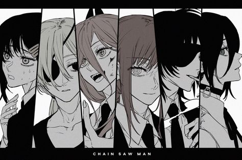 Chainsaw Man Characters, Chain Saw Man, Saw Man, Characters Female, Tipografi 3d, Circus Characters, Chain Saw, Man Wallpaper, Man Character