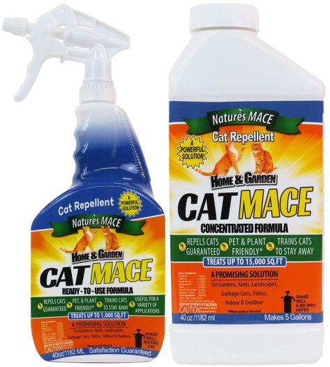 PRICES MAY VARY. Our Cat MACE formula is scientifically backed to have more active ingredients than any other cat repellents. We took the best products available and improved them to be more potent and powerful. Our cat repellent is strong and powerful because it uses a scientific combination of scents & odors found in nature. Nature’s MACE products are biodegradable and non-toxic. Our spray is safe for use arounds plants, pets, vegetation and children. Feel confident in protecting your garden w Cat Repellent Spray, Mace Spray, Train Cats, Cat Repellent, Cat Deterrent, Plant Training, Cat Repellant, Cat Plants, Natural Cat