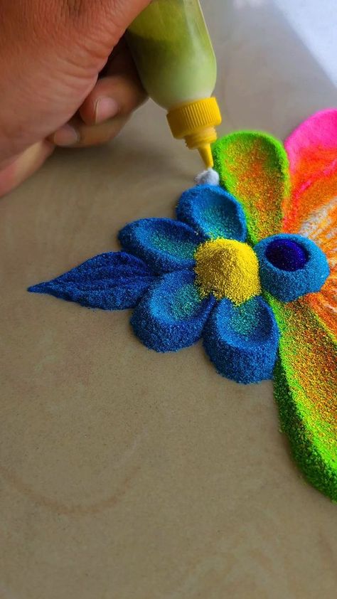 Lotus Rangoli Designs, Lotus Rangoli, Lotus Design, Rangoli Designs, Lotus, Quick Saves, Color, Design