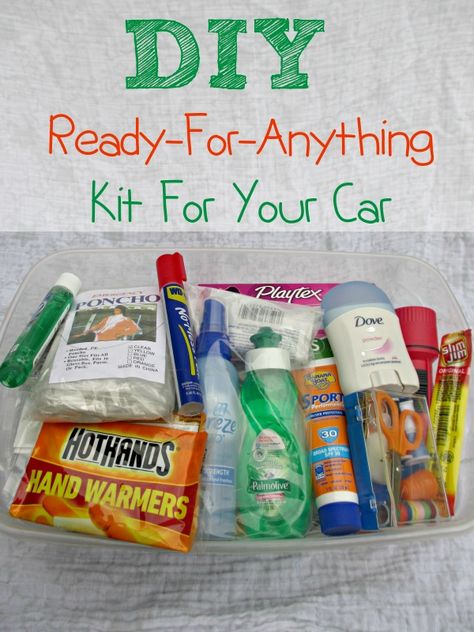 DIY Car Emergency Preparedness Kit & List | Emily Reviews Emergency Preparedness Kit List, Car Cake Tutorial, Car Camping Essentials, Car Emergency Kit, Electric Car Charger, Vintage Jeep, Emergency Preparedness Kit, Survival Quotes, Car Essentials