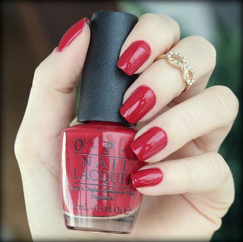 The Thrill Of Brazil - OPI Opi Dip Red Colors, The Thrill Of Brazil Opi, Thrill Of Brazil Opi, Opi Left Your Text On Red, Opi Thrill Of Brazil, Opi A Red-vival City, Opi Red, Opi Nails, Nail Inspiration