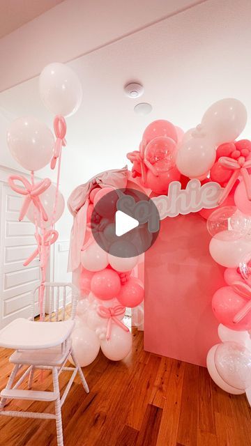 Ball Pit, March 25, Fabric Bows, Balloon Garland, Balloon Decorations, High Chair, Most Beautiful, Arch, Balloons