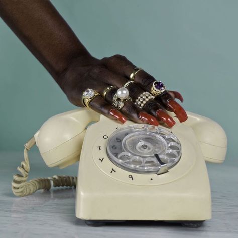 AQUAPRICOT MAGPIE on Instagram: “Christto & Andrew, An Unusual Request, 2015” Girl Bye, Desk Phone, Jewelry Photography, Black Artists, Black Culture, Dance Party, Corded Phone, Adele, Landline Phone