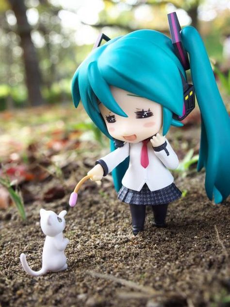 Miku Nendoroid Photography, Miku Hatsune Chibi, Nendoroid Anime, Miku Hatsune Vocaloid, Otaku Mode, Yokai Watch, Tokyo Otaku Mode, Anime Figurines, Manga Comics