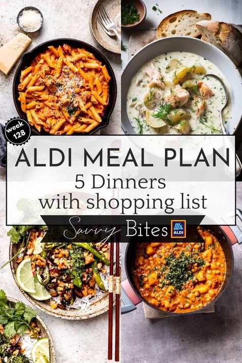 A new prep ahead weekly meal plan that’s perfect for fall. *Comes with a FREE shopping list! If you’re looking for ways to simplify getting a healthy and delicious dinner on the table QUICKLY, my monthly meal plans are for YOU! Meal planning and cooking from scratch can go hand in hand, and can also be budget-friendly as well as quick and easy! Aldis Meals, Aldi Dinners, Weekly Meal Plan Family, Family Meal Plan, Aldi Meal Plan, Cooking From Scratch, Cheap Family Meals, Budget Family Meals, Monthly Meal Planning