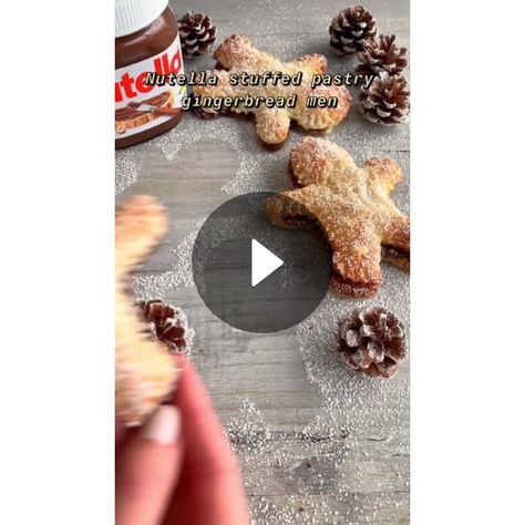 Nutella stuffed pastry gingerbread men Stuffed Pastry, 2023 Food, Gingerbread Men, Snapchat Stories, Best Music, Gingerbread Man, Nutella, Good Music, Baking Recipes