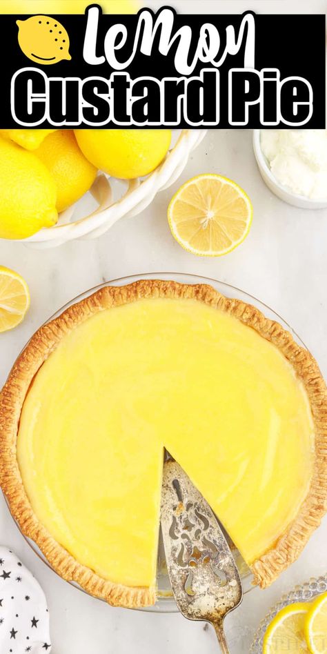 Sour Cream Lemon Pie, Lemon Custard Pie, Lemon Sour Cream Pie, Creamy Pie, Candied Lemon Peel, Lime Desserts, Lemon Pie Filling, Lemon Custard, Lemon Bread