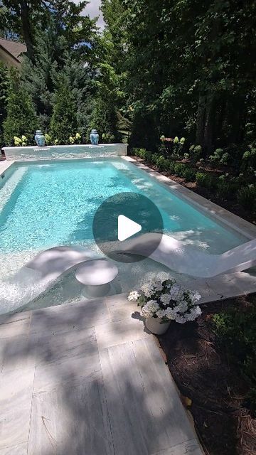 Luke Burbank/Artistic Pools Inc. on Instagram: "14'x28' pool with Solto White marble coping and decking in Alpharetta GA. #artisticpools #luxurypools #gapoolbuilder #pools #pool #swimmingpool #poolman #pebbletec #tinypool #jandypoolproducts #poolmanluke #tnpoolbuilders #masterpoolsguild #swimmingpools #poolparty #swimming" Patio Paradise, Backyard Pool Ideas, Pools Backyard, Construction Ideas, Luxury Pools, Backyard Pool Landscaping, Pool Fence, Small Pools, Outdoor Decorating