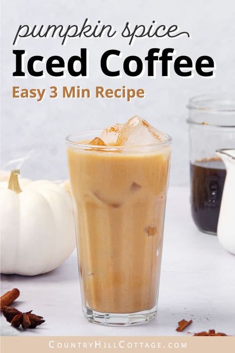 Diy Pumpkin Spice Iced Coffee, Healthy Pumpkin Iced Coffee, Pumpkin Spiced Iced Coffee, Healthy Pumpkin Drink Recipes, Fall Iced Coffee Recipes At Home, Low Carb Coffee Drinks At Home, Easy Pumpkin Spice Latte, Pumpkin Protein Coffee, Healthy Pumpkin Latte Recipe