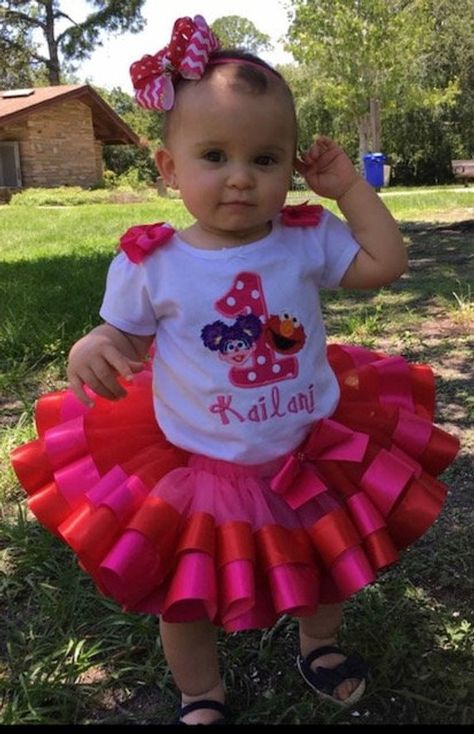 1st Birthday Sesame Street, Abby Cadabby Sesame Street, Baby Tutu Outfits, Elmo First Birthday, 2nd Birthday Party For Girl, 1st Birthday Party For Girls, Abby Cadabby, Sesame Street Party, 2nd Birthday Party Themes