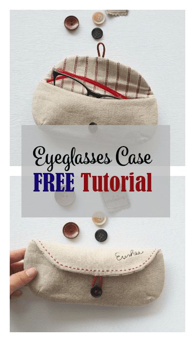 Eyeglass Case FREE Tutorial - MHS Blog Eyeglass Cases Diy, Sew Eyeglass Cases, Eyeglass Cases Tutorial, Eyeglass Cases Pattern, Fabric Basket Tutorial, Felt Case, Glasses Fashion Women, Stylish Eyeglasses, Cases Diy