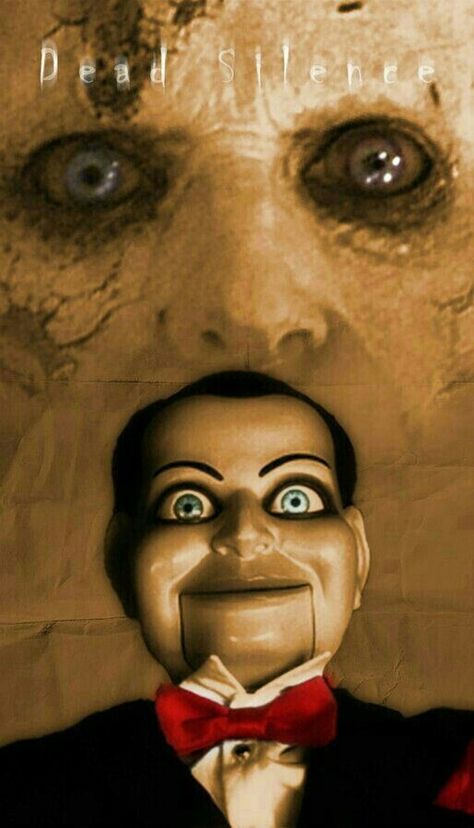 DEAD SILENCE Silence Wallpaper, Scariest Movies, Dead Silence, Jason Horror, Nick Frost, Artist Posters, Shaun Of The Dead, Nightmare Fuel, Horror Aesthetic