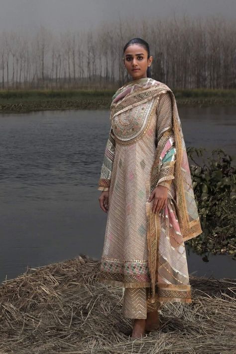 Rimple Harpreet Narula Anarkali Suits, Rimple Harpreet Narula Sharara, Rimple Harpreet Narula Suits, Harpreet And Rimple Narula, Rimple Harpreet Narula, Rimple Harpreet, Rimple And Harpreet Narula, Gota Embroidery, Pajama Style