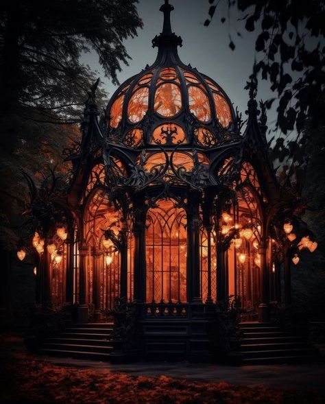 Dark Home Aesthetic, Gothic Victorian Homes, Gothic Lifestyle, Gothic Victorian House, White Picket Fences, Gothic Homes, Victorian Greenhouse, Picket Fences, Luxury Exterior