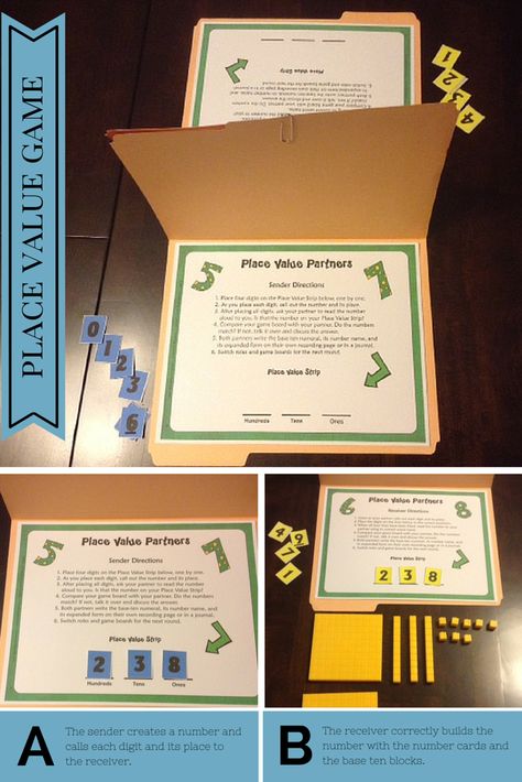 Game Place, Math Place Value, Math Number Sense, Fourth Grade Math, Math Groups, Singapore Math, Math Strategies, Math Work, Teaching First Grade