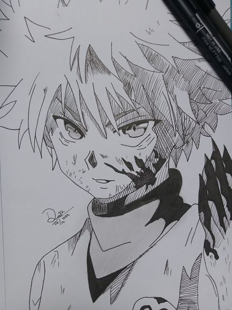 Anime Drawing Hunter X Hunter, Hunter X Hunter Killua Drawing, Hunter X Hunter Sketch, Killua Sketch, Hunter X Hunter Drawing, Killua Drawing, Fire Sketch, Colored Pencil Art Projects, Naruto Sketch Drawing