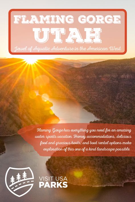 Flaming Gorge, Utah: Jewel of Aquatic Adventure in the American West Flaming Gorge Utah, Flaming Gorge, Beautiful Places In Usa, West Coast Travel, North America Travel Destinations, Nevada Travel, Visit Usa, Utah Travel, Vacation Usa