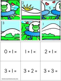 Puzzle For Kindergarten, Number Sense Activities Kindergarten, Kindergarten Puzzles, Number Puzzle, Math Valentines, Math Subtraction, Math Puzzles, Prek Math, Learning Printables