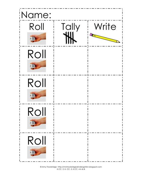 Tally Marks Kindergarten, Prek Math, Tally Marks, Math Number Sense, Numbers Kindergarten, Worksheets For Kindergarten, Kindergarten Worksheets Printable, Math Workshop, Math Stations