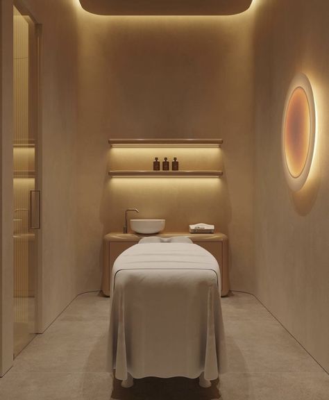 Massage Room Design, Spa Massage Room, Massage Room Decor, Spa Studio, Esthetician Room Decor, Esthetics Room, Spa Room Decor, Spa Interior Design, Esthetician Room