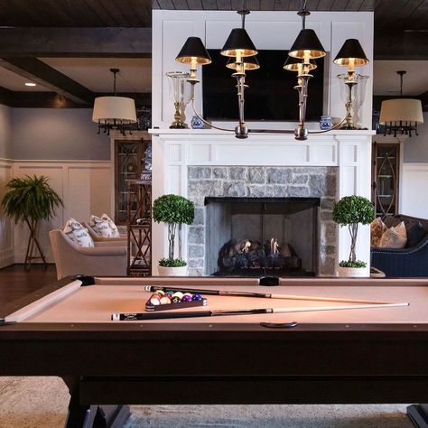 Basement Game Room, Basement Games, Game Room Basement, Ralph Lauren Style, Great Room, Finishing Basement, Great Rooms, Game Room, The Hamptons