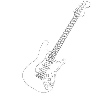 Stratocaster Electric Guitar Vector Meaningful Word Tattoos, Guitar Vector, Guitar Drawing, Stratocaster Guitar, Guitar Tattoo, Silhouette Template, Fender Squier, Fender Stratocaster, Party Poster