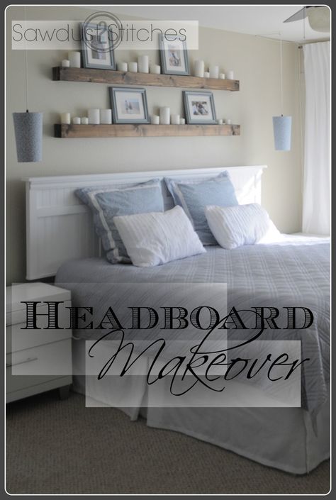 Headboard Makeover, Ikea Floating Shelves, Floating Shelves Bedroom, Floating Shelves Living Room, Floating Shelf Decor, Headboard With Shelves, Floating Shelves Kitchen, White Floating Shelves, Shelves Kitchen