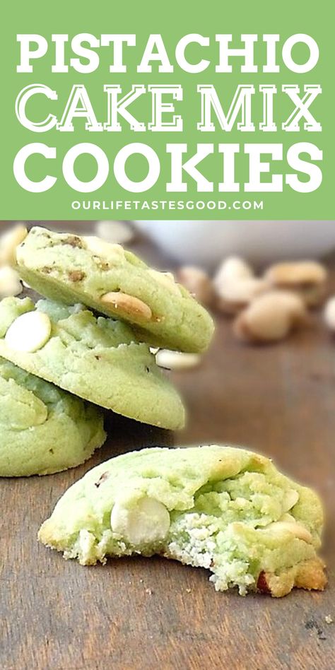 Pistachio Pudding Cake Mix Cookies, Pistachio Cake Cookies, Pistachio Pudding Cookies Easy, Pistachio Cake Mix Cookies, Pistachio Cookies Easy, Key Lime Cake Mix Cookies, Pistachio Muffins Recipe Cake Mixes, Pistachio Sugar Cookie Bars, Quick And Easy Cake Mix Desserts