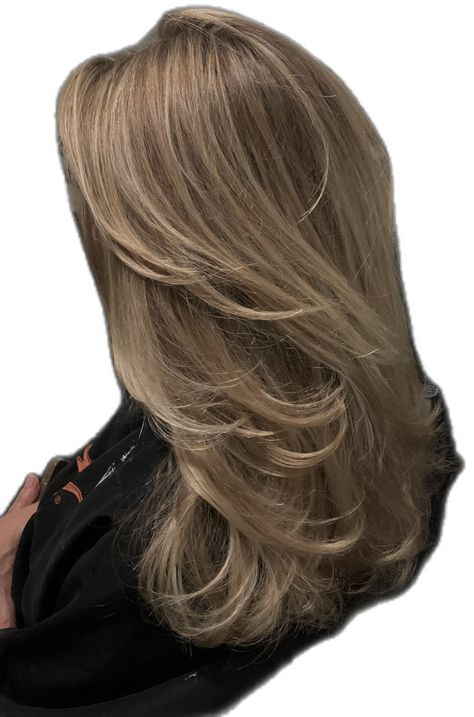 Salon Sovay beautiful highlights and lowlights, base color, gloss, layered haircut and blowout. 🎨 💇‍♀️ Beautiful Highlights, Highlights And Lowlights, Layered Haircut, Bra Straps, Layered Haircuts, Base Colour, Hair Inspo, Coco, Highlights