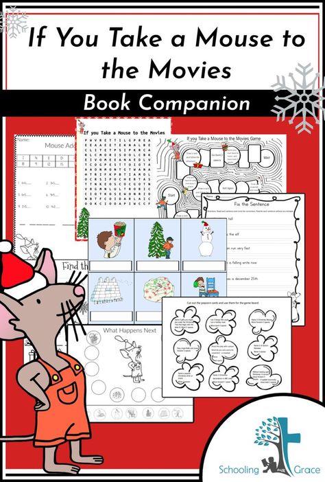 Preschool Theme Activities, Language Arts Games, Laura Numeroff, Preschool Stem, Story Sequencing, Holiday Stories, Holiday Lessons, Theme Activity, Book Companion