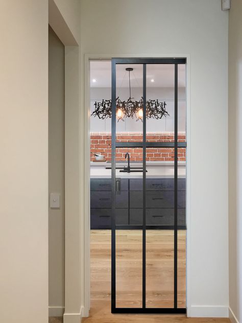 Glazed Sliding Door | LoftDoor | CS Cavity Sliders New York Loft Aesthetic, Loft Aesthetic, Loft Door, Aluminium Door, New York Loft, Industrial Space, Aluminum Extrusion, Aluminium Doors, Internal Doors