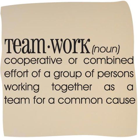 TEAMWORK (noun) Cooperative or combined effort of a group of persons working together as a team for a common cause - #team #work #together #group #words #vocabulary Teamwork Quotes For Work, Inspirational Teamwork Quotes, Employee Motivation, Workplace Quotes, Team Building Quotes, Team Quotes, Teamwork Quotes, Service Quotes, How To Motivate Employees