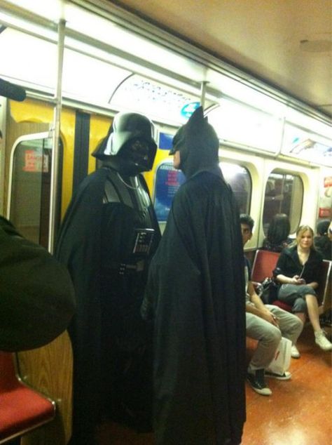 Batman/Darth Vader Stare Down Relatable Jokes, Funny Vine, Star Wars Meme, Funny P, Dark Vador, Demotivational Posters, Awesome Pictures, Im Batman, Dc Memes