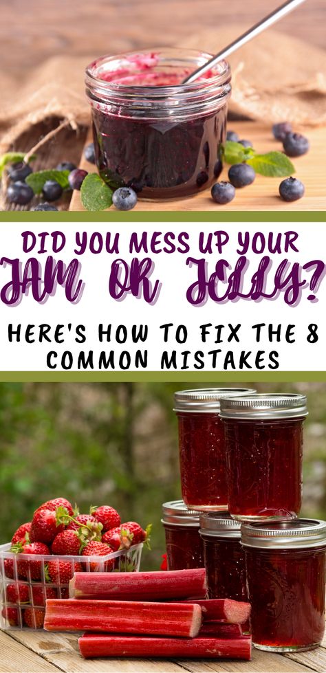 How To Can Jelly, My Jelly Didnt Set Up, Fixing Jelly That Didn't Set, Why Did My Jelly Not Set, What To Do If Jelly Doesn't Set, How To Fix Runny Jam, How To Fix Jelly That Didnt Set Up, What To Do When Your Jelly Doesn’t Set, How To Fix Runny Jelly