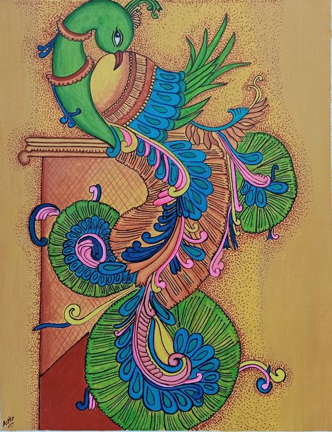 16×20inch canvas Mysore Painting, Wedding Drawing, Mysore, Mural Painting, Reading Comprehension, Great Wave, Acrylic On Canvas, Kerala, Painting Ideas