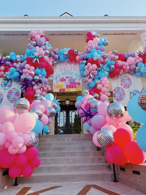 Color Me Bid Day Theme, Purple Bid Day, Birthday Theme Bid Day, New Bids On The Block Bid Day, Party Like It’s Your Bid Day, Bid Day Themes, Zeta Tau Alpha, Sorority Girl, Kappa Delta