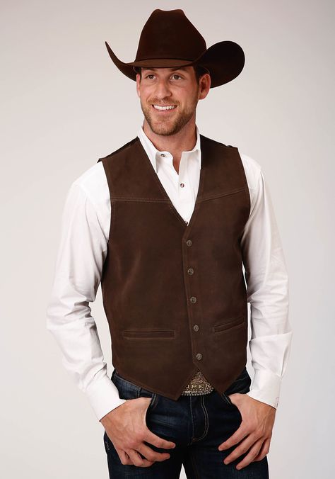 Brown Suit Vest, Mens Western Vest, Brown Groomsmen, Brown Vest Men, Groomsmen Vest, Cowboy Suit, Vest Outfits Men, Cowboy Outfit, Equestrian Apparel