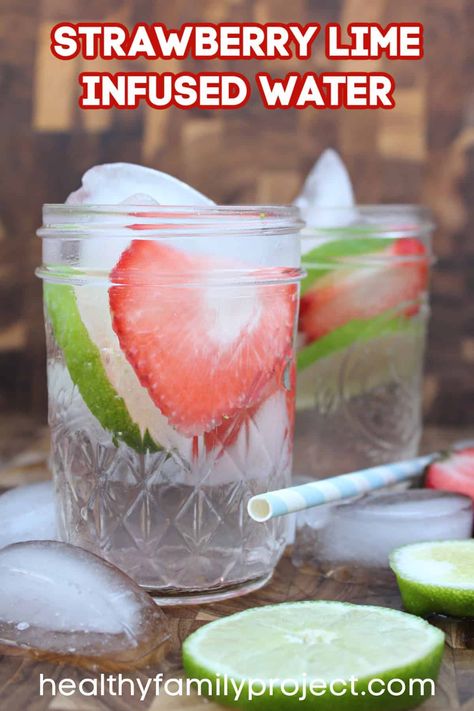 Lime Infused Water, Strawberry Infused Water, Taco Bar Wedding, Mocktail Party, Flavored Water Recipes, Drink Enough Water, Lime Water, Recipes Drinks, Plain Water