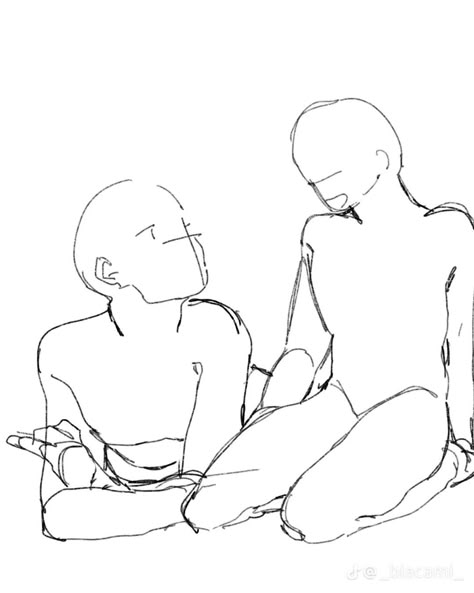 Guy Arms Crossed Reference, Ych Base 2 People Friends, Sitting Pose Reference, Couple Poses Drawing, Anatomy References, Sitting Pose, Couple Sitting, Reference Pics, Couple Poses Reference